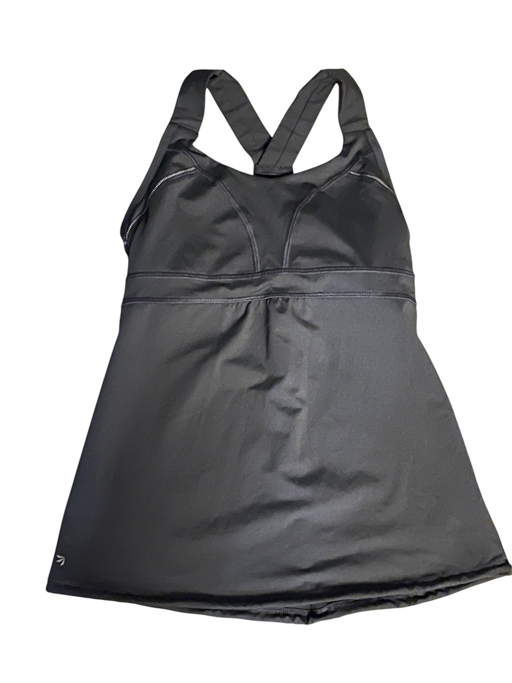 Athleta Black Swim Dress with Built-In Shelf Bra